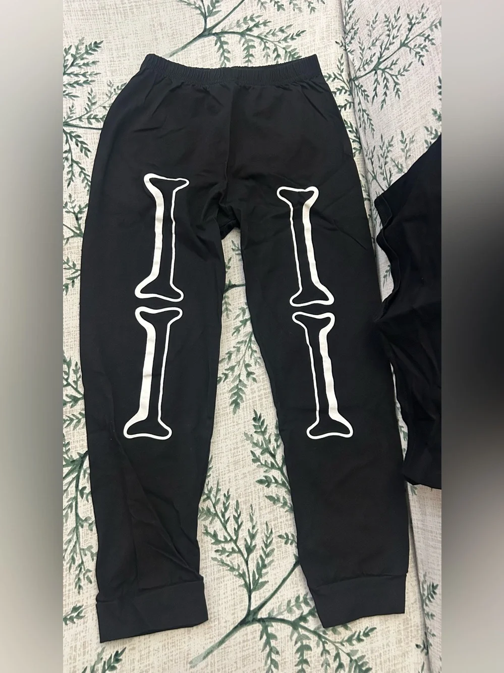 DDSOL Boys Skeleton Pajamas Glow in Dark Cotton Halloween Sleepwear Size 11-12